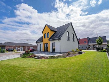 Musterhaus Bad Belzig Gartenansicht