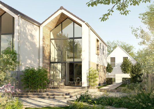 Modernes Tiny House mit kompakter Wohnfläche Ein modernes Tiny House mit cleverer Raumaufteilung und platzsparendem Design als Alternative zum klassischen Singlehaus.