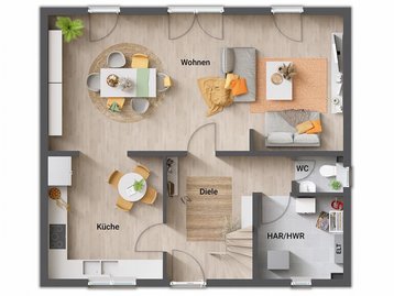 Musterhaus Bad Belzig Grundriss Erdgeschoss